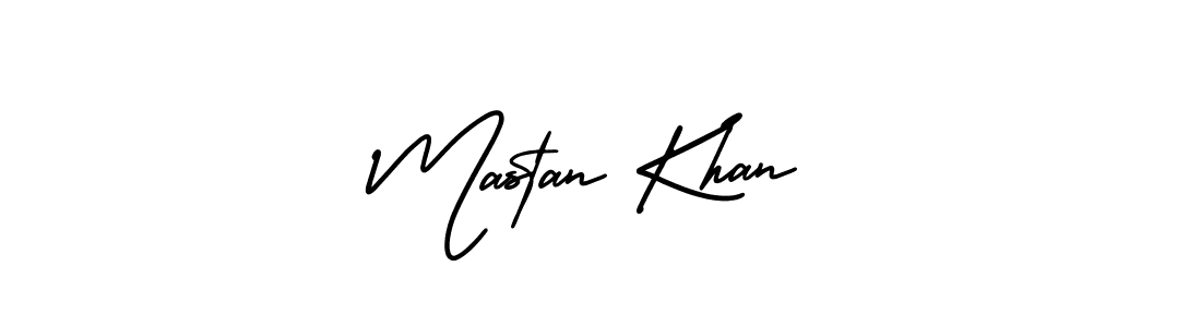 Use a signature maker to create a handwritten signature online. With this signature software, you can design (AmerikaSignatureDemo-Regular) your own signature for name Mastan Khan. Mastan Khan signature style 3 images and pictures png