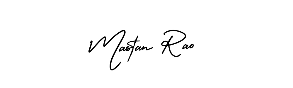Make a beautiful signature design for name Mastan Rao. With this signature (AmerikaSignatureDemo-Regular) style, you can create a handwritten signature for free. Mastan Rao signature style 3 images and pictures png