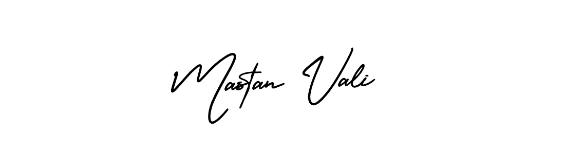 Use a signature maker to create a handwritten signature online. With this signature software, you can design (AmerikaSignatureDemo-Regular) your own signature for name Mastan Vali. Mastan Vali signature style 3 images and pictures png