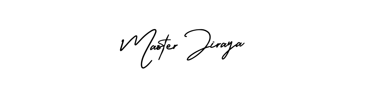 Create a beautiful signature design for name Master Jiraya. With this signature (AmerikaSignatureDemo-Regular) fonts, you can make a handwritten signature for free. Master Jiraya signature style 3 images and pictures png