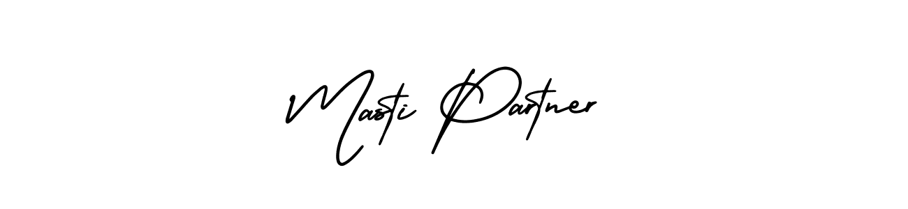 Make a beautiful signature design for name Masti Partner. Use this online signature maker to create a handwritten signature for free. Masti Partner signature style 3 images and pictures png