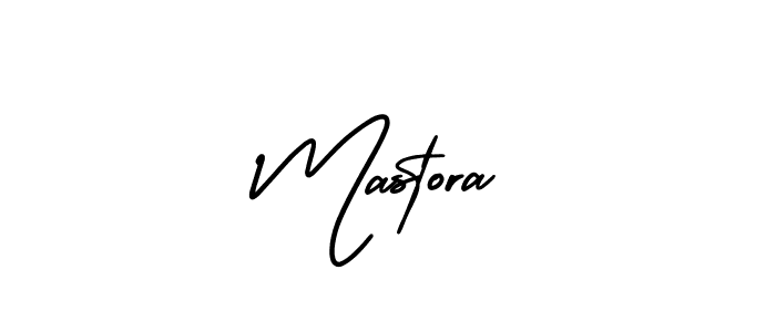 Create a beautiful signature design for name Mastora. With this signature (AmerikaSignatureDemo-Regular) fonts, you can make a handwritten signature for free. Mastora signature style 3 images and pictures png