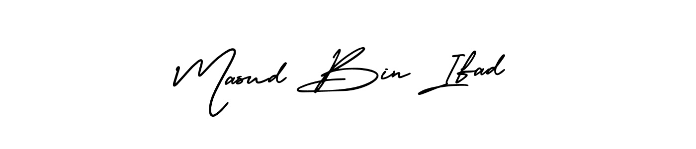 Also we have Masud Bin Ifad name is the best signature style. Create professional handwritten signature collection using AmerikaSignatureDemo-Regular autograph style. Masud Bin Ifad signature style 3 images and pictures png