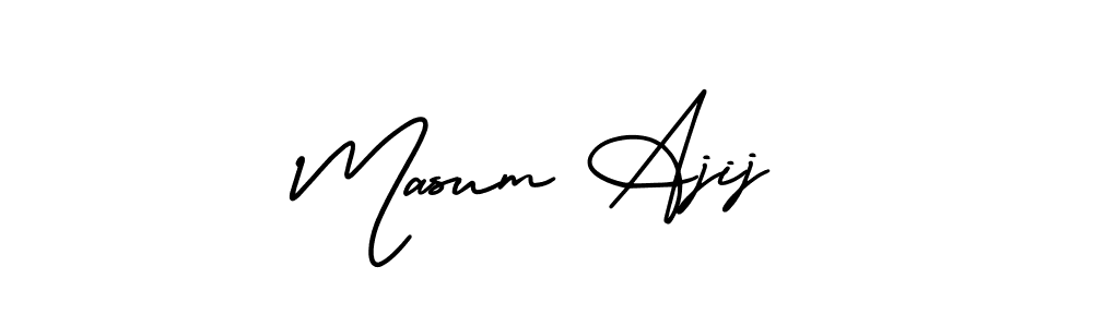 Check out images of Autograph of Masum Ajij name. Actor Masum Ajij Signature Style. AmerikaSignatureDemo-Regular is a professional sign style online. Masum Ajij signature style 3 images and pictures png