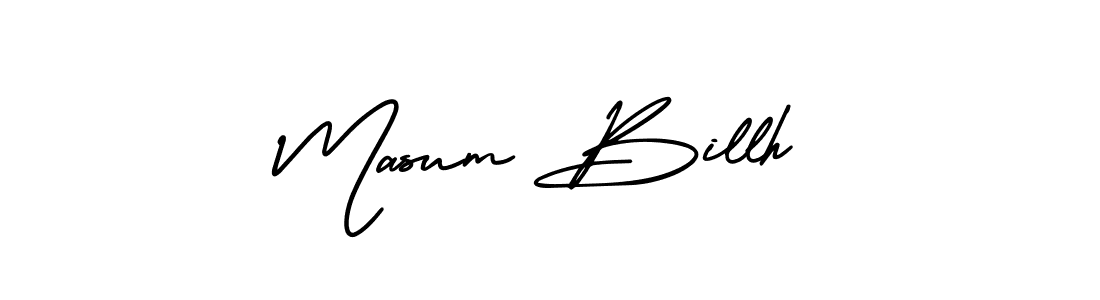 Make a beautiful signature design for name Masum Billh. With this signature (AmerikaSignatureDemo-Regular) style, you can create a handwritten signature for free. Masum Billh signature style 3 images and pictures png