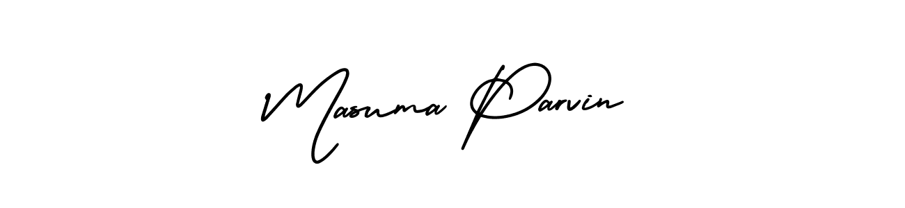 Also we have Masuma Parvin name is the best signature style. Create professional handwritten signature collection using AmerikaSignatureDemo-Regular autograph style. Masuma Parvin signature style 3 images and pictures png