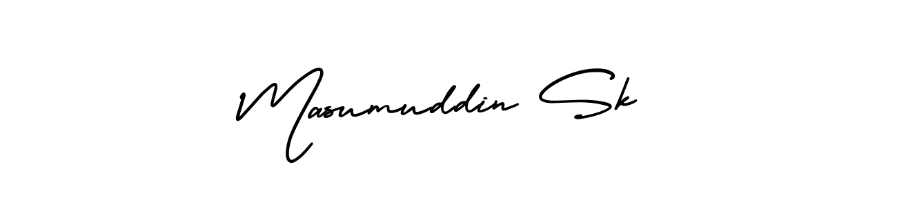 How to make Masumuddin Sk signature? AmerikaSignatureDemo-Regular is a professional autograph style. Create handwritten signature for Masumuddin Sk name. Masumuddin Sk signature style 3 images and pictures png