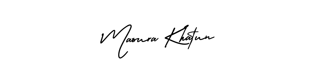 AmerikaSignatureDemo-Regular is a professional signature style that is perfect for those who want to add a touch of class to their signature. It is also a great choice for those who want to make their signature more unique. Get Masura Khatun name to fancy signature for free. Masura Khatun signature style 3 images and pictures png