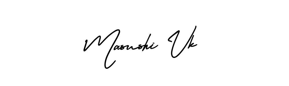 AmerikaSignatureDemo-Regular is a professional signature style that is perfect for those who want to add a touch of class to their signature. It is also a great choice for those who want to make their signature more unique. Get Masushi Vk name to fancy signature for free. Masushi Vk signature style 3 images and pictures png