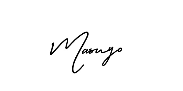 Design your own signature with our free online signature maker. With this signature software, you can create a handwritten (AmerikaSignatureDemo-Regular) signature for name Masuyo. Masuyo signature style 3 images and pictures png