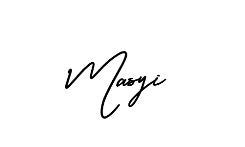 Best and Professional Signature Style for Masyi. AmerikaSignatureDemo-Regular Best Signature Style Collection. Masyi signature style 3 images and pictures png