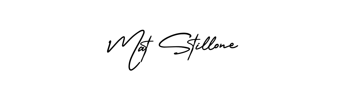 How to make Mat Stillone signature? AmerikaSignatureDemo-Regular is a professional autograph style. Create handwritten signature for Mat Stillone name. Mat Stillone signature style 3 images and pictures png