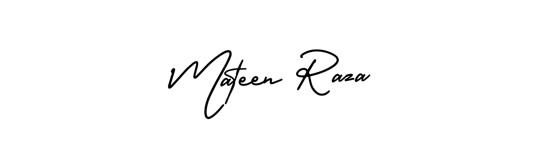 AmerikaSignatureDemo-Regular is a professional signature style that is perfect for those who want to add a touch of class to their signature. It is also a great choice for those who want to make their signature more unique. Get Mateen Raza name to fancy signature for free. Mateen Raza signature style 3 images and pictures png