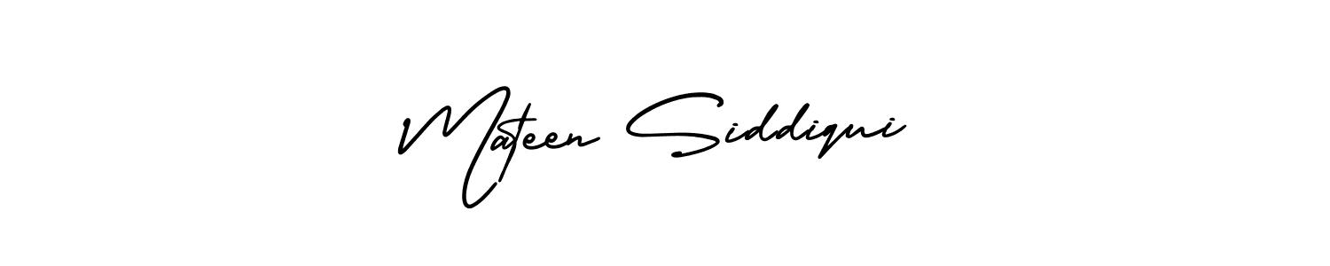 Mateen Siddiqui stylish signature style. Best Handwritten Sign (AmerikaSignatureDemo-Regular) for my name. Handwritten Signature Collection Ideas for my name Mateen Siddiqui. Mateen Siddiqui signature style 3 images and pictures png