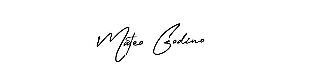 Best and Professional Signature Style for Mateo Godino. AmerikaSignatureDemo-Regular Best Signature Style Collection. Mateo Godino signature style 3 images and pictures png