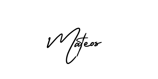 How to make Mateos signature? AmerikaSignatureDemo-Regular is a professional autograph style. Create handwritten signature for Mateos name. Mateos signature style 3 images and pictures png