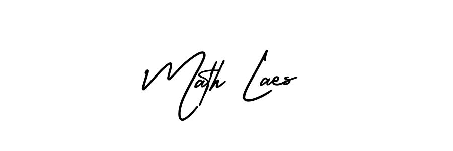 How to make Math Laes signature? AmerikaSignatureDemo-Regular is a professional autograph style. Create handwritten signature for Math Laes name. Math Laes signature style 3 images and pictures png