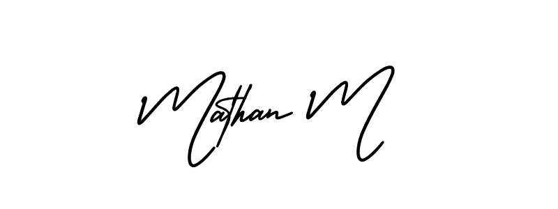 Here are the top 10 professional signature styles for the name Mathan M. These are the best autograph styles you can use for your name. Mathan M signature style 3 images and pictures png