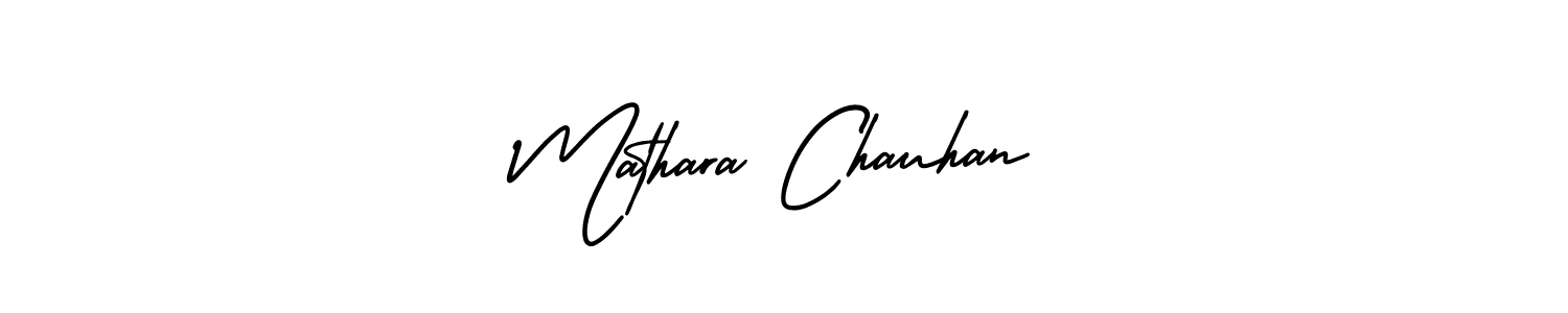 See photos of Mathara Chauhan official signature by Spectra . Check more albums & portfolios. Read reviews & check more about AmerikaSignatureDemo-Regular font. Mathara Chauhan signature style 3 images and pictures png