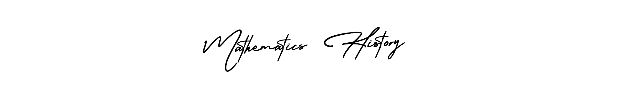 if you are searching for the best signature style for your name Mathematics  History. so please give up your signature search. here we have designed multiple signature styles  using AmerikaSignatureDemo-Regular. Mathematics  History signature style 3 images and pictures png