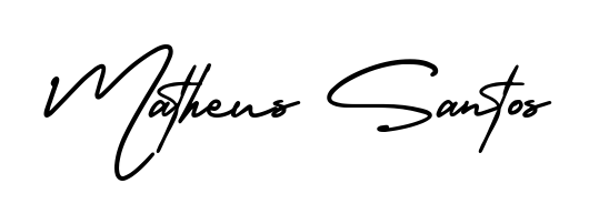Give your name Matheus Santos an exquisite flair with the AmerikaSignatureDemo-Regular script font. Ideal for contracts, resumes, and formal letterheads. Matheus Santos signature style 3 images and pictures png