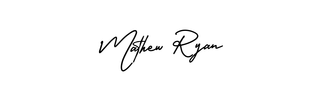 Make a short Mathew Ryan signature style. Manage your documents anywhere anytime using AmerikaSignatureDemo-Regular. Create and add eSignatures, submit forms, share and send files easily. Mathew Ryan signature style 3 images and pictures png