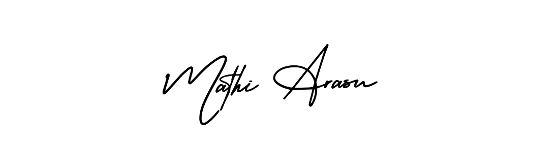 Best and Professional Signature Style for Mathi Arasu. AmerikaSignatureDemo-Regular Best Signature Style Collection. Mathi Arasu signature style 3 images and pictures png