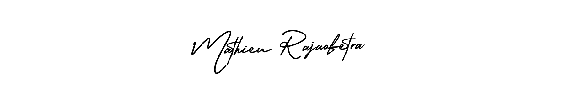 How to make Mathieu Rajaofetra signature? AmerikaSignatureDemo-Regular is a professional autograph style. Create handwritten signature for Mathieu Rajaofetra name. Mathieu Rajaofetra signature style 3 images and pictures png