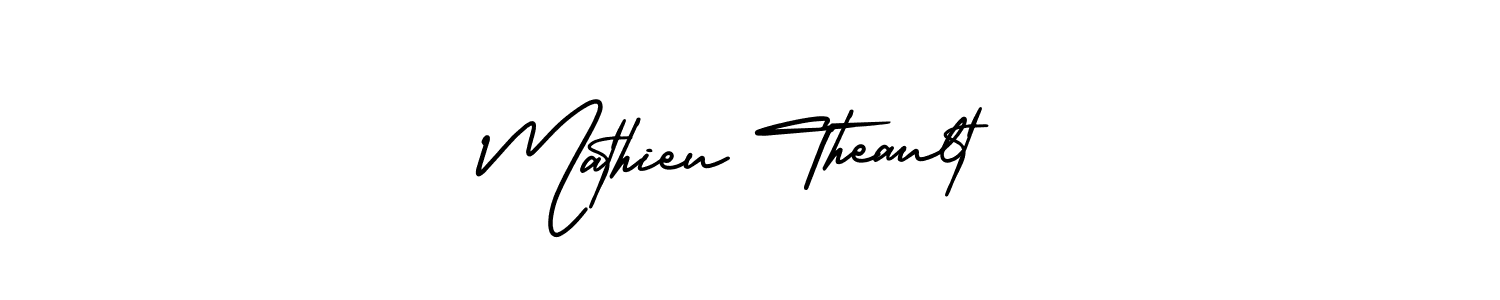 Mathieu Theault stylish signature style. Best Handwritten Sign (AmerikaSignatureDemo-Regular) for my name. Handwritten Signature Collection Ideas for my name Mathieu Theault. Mathieu Theault signature style 3 images and pictures png