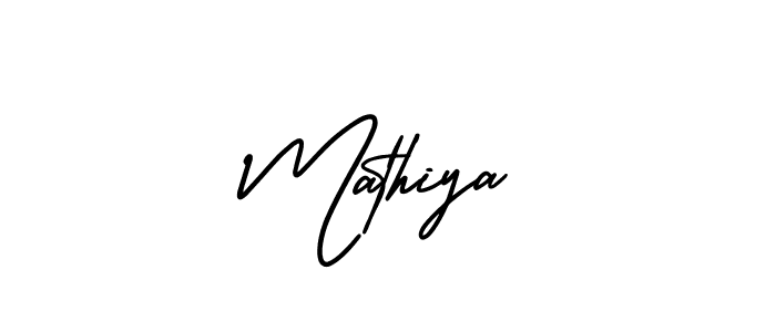 Make a beautiful signature design for name Mathiya. Use this online signature maker to create a handwritten signature for free. Mathiya signature style 3 images and pictures png