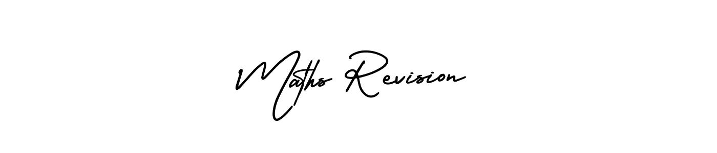Also we have Maths Revision name is the best signature style. Create professional handwritten signature collection using AmerikaSignatureDemo-Regular autograph style. Maths Revision signature style 3 images and pictures png