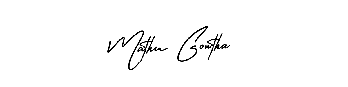 Similarly AmerikaSignatureDemo-Regular is the best handwritten signature design. Signature creator online .You can use it as an online autograph creator for name Mathu Gowtha. Mathu Gowtha signature style 3 images and pictures png