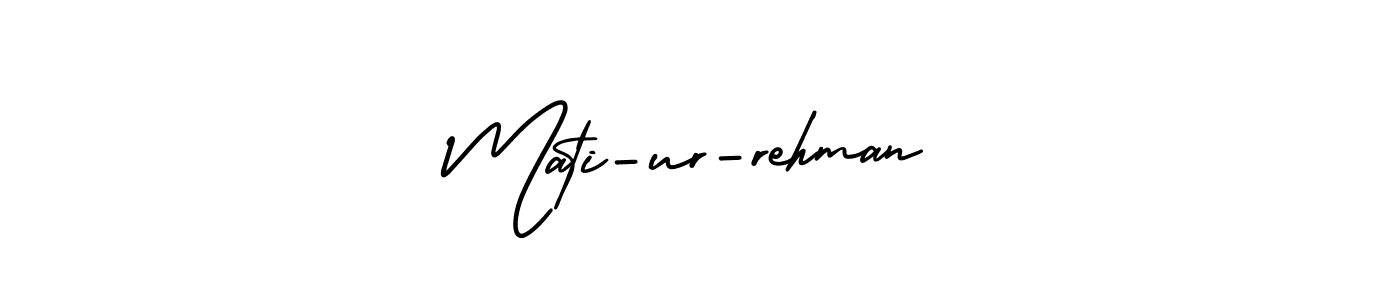 Similarly AmerikaSignatureDemo-Regular is the best handwritten signature design. Signature creator online .You can use it as an online autograph creator for name Mati-ur-rehman. Mati-ur-rehman signature style 3 images and pictures png