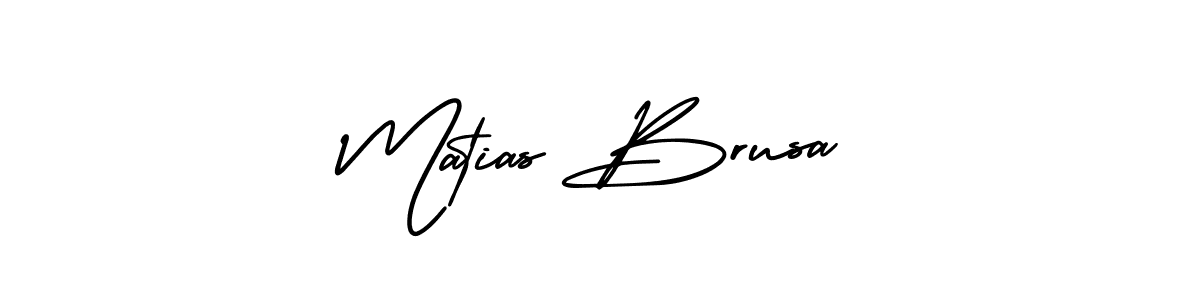 Check out images of Autograph of Matias Brusa name. Actor Matias Brusa Signature Style. AmerikaSignatureDemo-Regular is a professional sign style online. Matias Brusa signature style 3 images and pictures png