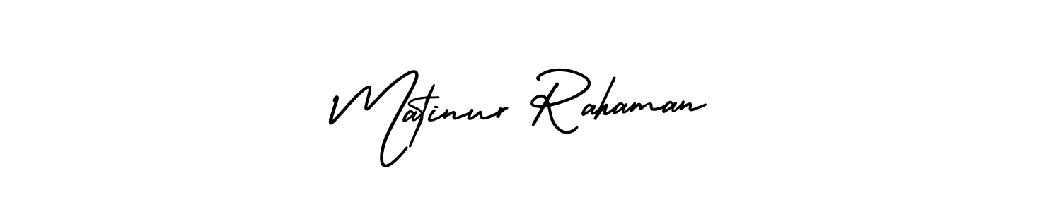 Create a beautiful signature design for name Matinur Rahaman. With this signature (AmerikaSignatureDemo-Regular) fonts, you can make a handwritten signature for free. Matinur Rahaman signature style 3 images and pictures png