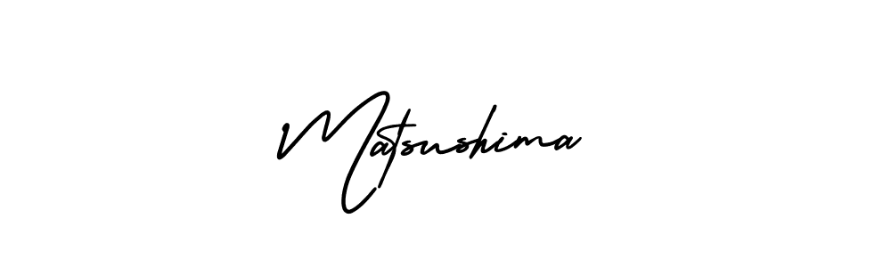 It looks lik you need a new signature style for name Matsushima. Design unique handwritten (AmerikaSignatureDemo-Regular) signature with our free signature maker in just a few clicks. Matsushima signature style 3 images and pictures png