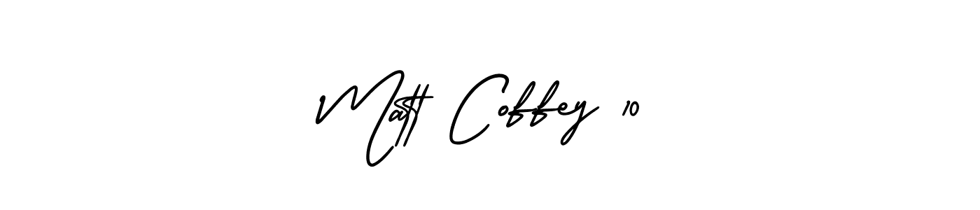 if you are searching for the best signature style for your name Matt Coffey 10. so please give up your signature search. here we have designed multiple signature styles  using AmerikaSignatureDemo-Regular. Matt Coffey 10 signature style 3 images and pictures png