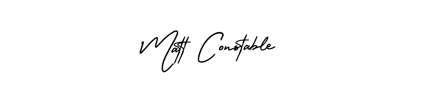 Use a signature maker to create a handwritten signature online. With this signature software, you can design (AmerikaSignatureDemo-Regular) your own signature for name Matt Constable. Matt Constable signature style 3 images and pictures png