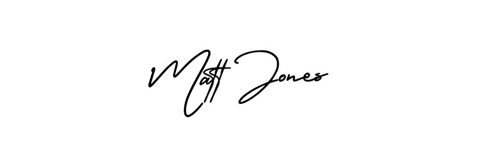 Matt Jones stylish signature style. Best Handwritten Sign (AmerikaSignatureDemo-Regular) for my name. Handwritten Signature Collection Ideas for my name Matt Jones. Matt Jones signature style 3 images and pictures png