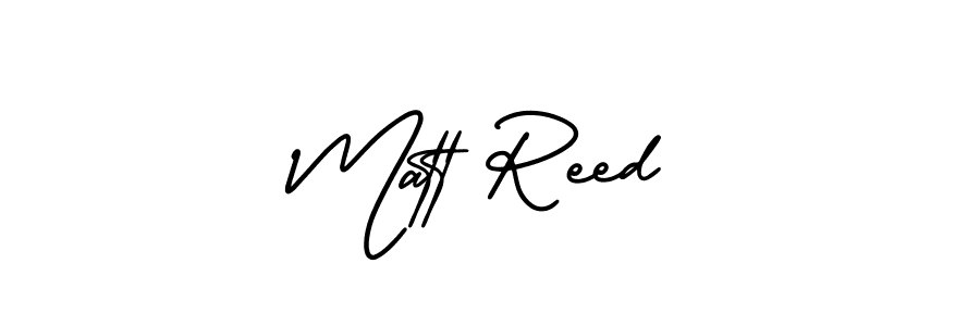 Best and Professional Signature Style for Matt Reed. AmerikaSignatureDemo-Regular Best Signature Style Collection. Matt Reed signature style 3 images and pictures png