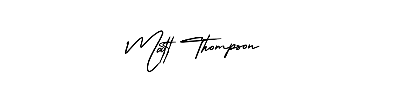 Make a short Matt Thompson signature style. Manage your documents anywhere anytime using AmerikaSignatureDemo-Regular. Create and add eSignatures, submit forms, share and send files easily. Matt Thompson signature style 3 images and pictures png