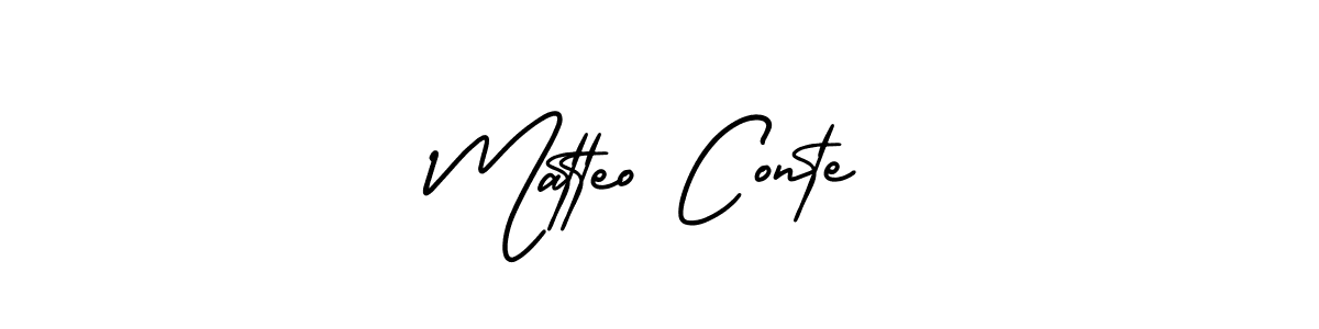 Make a short Matteo Conte signature style. Manage your documents anywhere anytime using AmerikaSignatureDemo-Regular. Create and add eSignatures, submit forms, share and send files easily. Matteo Conte signature style 3 images and pictures png