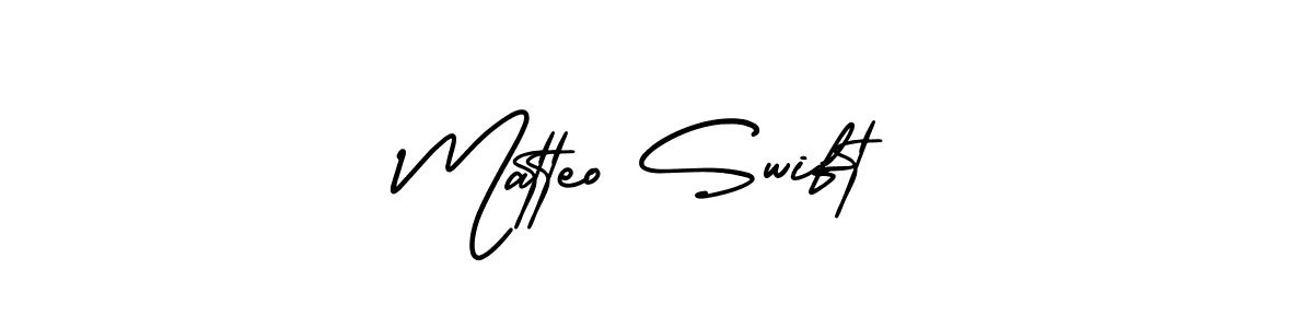 See photos of Matteo Swift official signature by Spectra . Check more albums & portfolios. Read reviews & check more about AmerikaSignatureDemo-Regular font. Matteo Swift signature style 3 images and pictures png