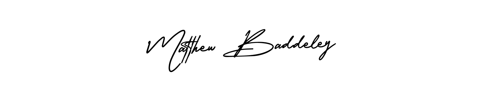 Make a short Matthew Baddeley signature style. Manage your documents anywhere anytime using AmerikaSignatureDemo-Regular. Create and add eSignatures, submit forms, share and send files easily. Matthew Baddeley signature style 3 images and pictures png