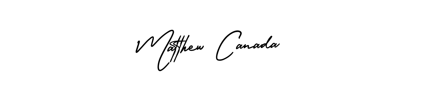 This is the best signature style for the Matthew Canada name. Also you like these signature font (AmerikaSignatureDemo-Regular). Mix name signature. Matthew Canada signature style 3 images and pictures png