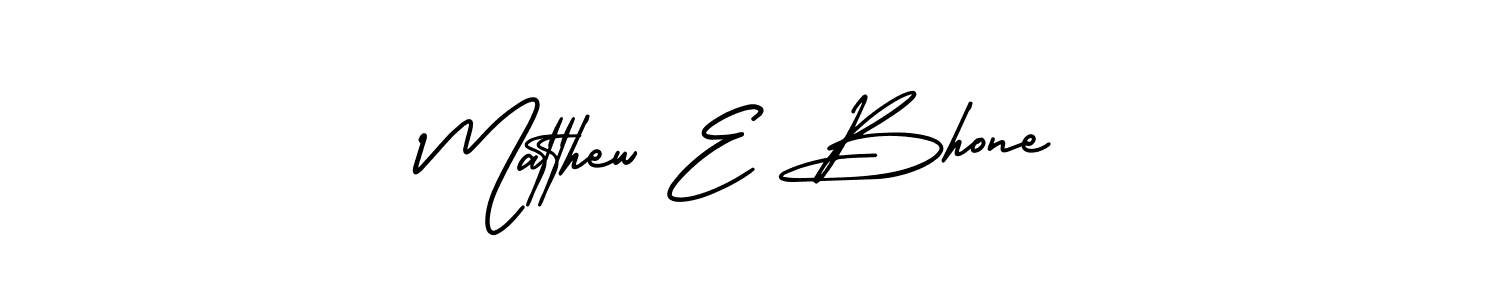 Also You can easily find your signature by using the search form. We will create Matthew E Bhone name handwritten signature images for you free of cost using AmerikaSignatureDemo-Regular sign style. Matthew E Bhone signature style 3 images and pictures png