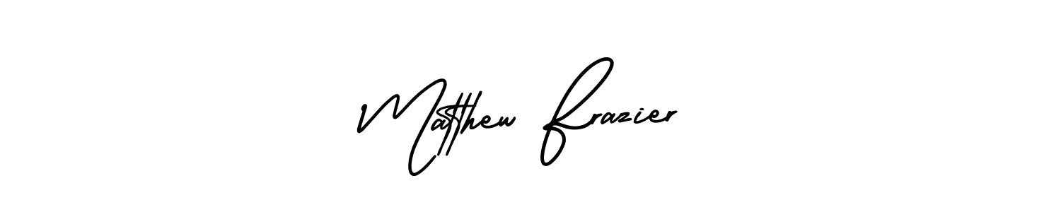 Make a short Matthew Frazier signature style. Manage your documents anywhere anytime using AmerikaSignatureDemo-Regular. Create and add eSignatures, submit forms, share and send files easily. Matthew Frazier signature style 3 images and pictures png