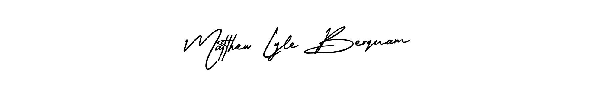 Best and Professional Signature Style for Matthew Lyle Berquam. AmerikaSignatureDemo-Regular Best Signature Style Collection. Matthew Lyle Berquam signature style 3 images and pictures png