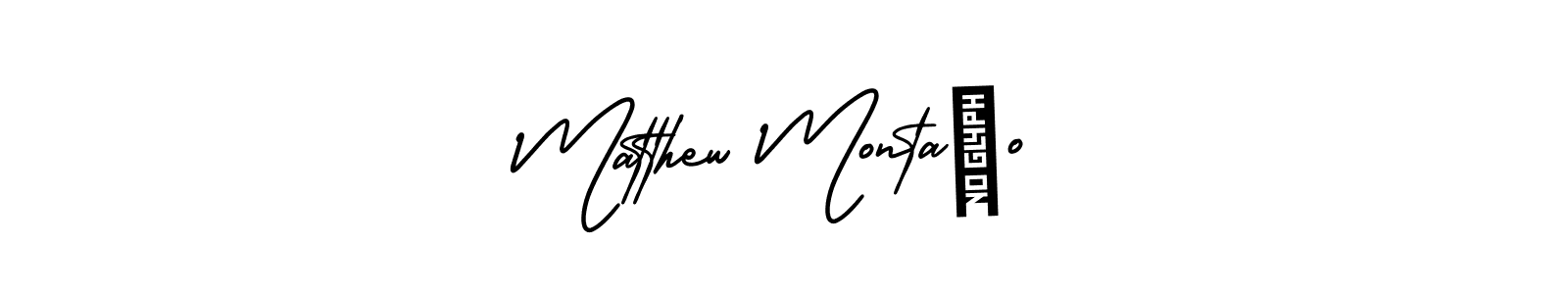 Create a beautiful signature design for name Matthew Montaño. With this signature (AmerikaSignatureDemo-Regular) fonts, you can make a handwritten signature for free. Matthew Montaño signature style 3 images and pictures png