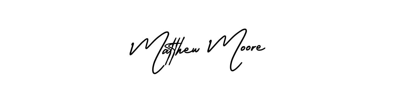You should practise on your own different ways (AmerikaSignatureDemo-Regular) to write your name (Matthew Moore) in signature. don't let someone else do it for you. Matthew Moore signature style 3 images and pictures png